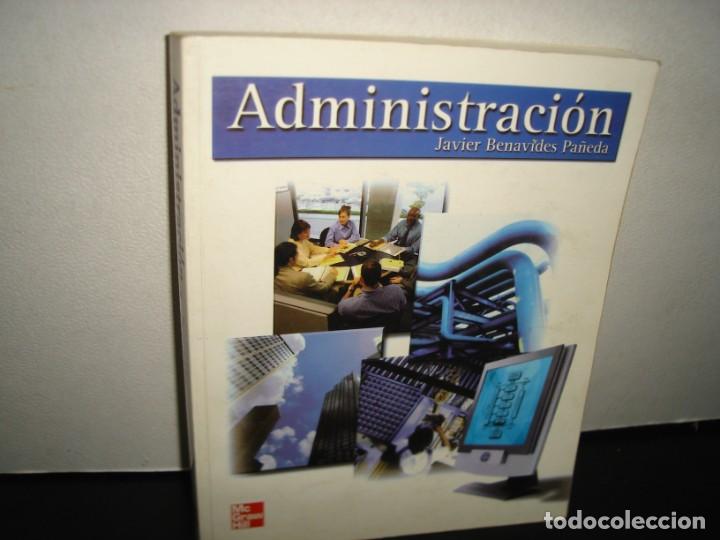 Libros de segunda mano: 1- ADMINISTRACI&Oacute;N - JAVIER BENAVIDES PA&Ntilde;EDA - Foto 1