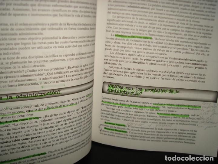 Libros de segunda mano: 1- ADMINISTRACI&Oacute;N - JAVIER BENAVIDES PA&Ntilde;EDA - Foto 8