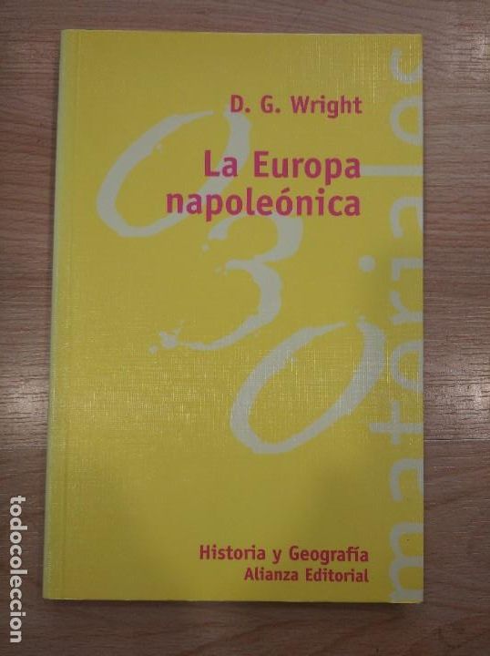 Libros de segunda mano: La Europa napole&oacute;nica. D. G. Wright - Foto 1