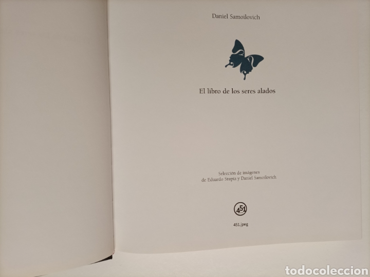 Libros de segunda mano: El libro de los seres alados Daniel Samoilovich - Foto 7