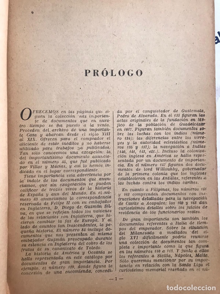 Libros de segunda mano: Cat&aacute;logo de documentos hist&oacute;ricos, geneal&oacute;gicos, eclesi&aacute;sticos - Foto 2