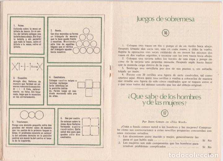 Libros de segunda mano: JUEGOS Y PASATIEMPOS - SELECCIONES DEL READERS DIGEST - Foto 2