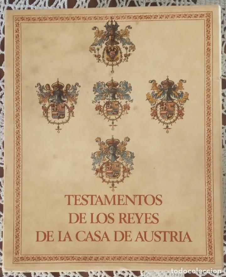 Libros de segunda mano: Testamentos de los reyes de la casa de Austria 5 Libros con estuche - Foto 4