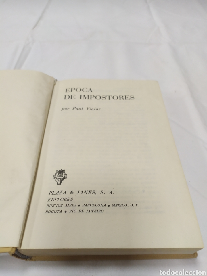 Libros de segunda mano: &Eacute;poca de impostores, Paul Vialar, 1961 - Foto 3