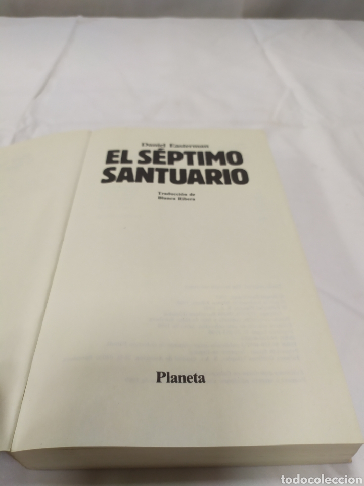 Libros de segunda mano: El s&eacute;ptimo santuario, Daniel Easterman, 1988 - Foto 3
