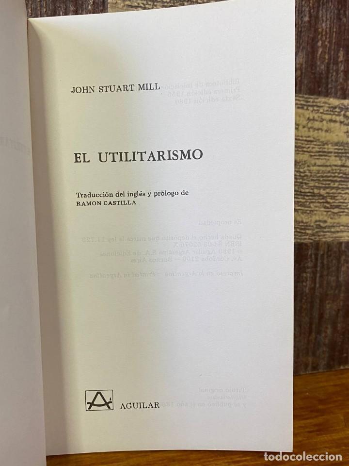 Libros de segunda mano: Stuart Mill - El Utilitarismo - 1980 - Foto 2