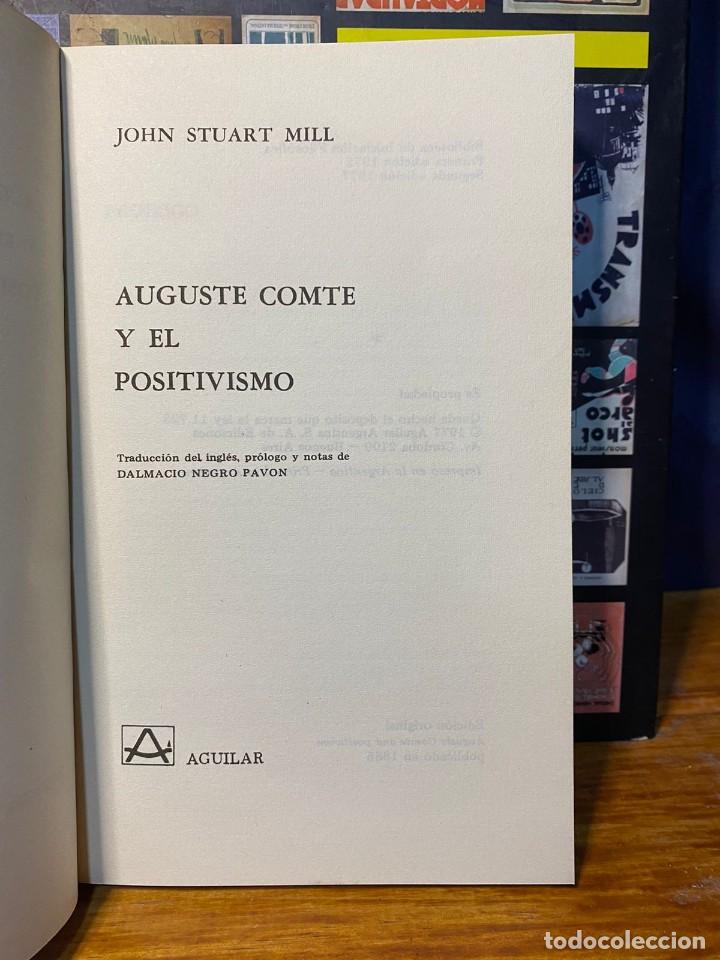 Libros de segunda mano: J. S. Mill - Comte y el Positivismo - 1977 - Foto 3