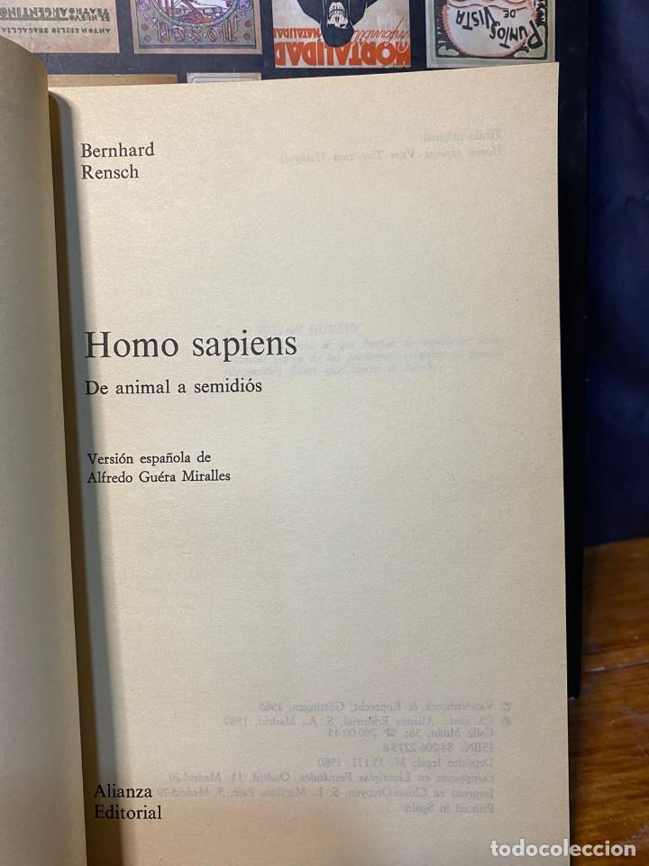 Libros de segunda mano: Bernhard Rensch - Homo Sapiens - 1980 - Foto 3