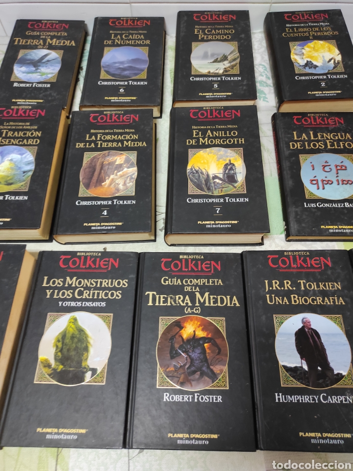 Libros de segunda mano: Libros de Jr. Tolkien colecci&oacute;n de 13 tomos - Foto 3