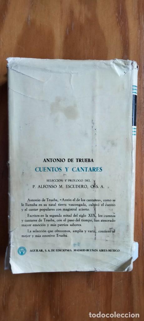 Libros de segunda mano: ANTONIO DE TRUEBA - CUENTOS Y CANTARES - 1959 - Foto 5