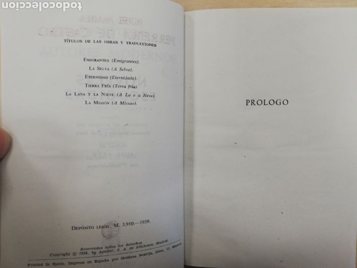 Libros de segunda mano: FERREIRA DE CASTRO - AGUILAR - Foto 3