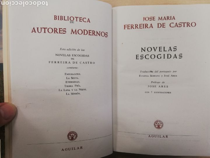 Libros de segunda mano: FERREIRA DE CASTRO - AGUILAR - Foto 5