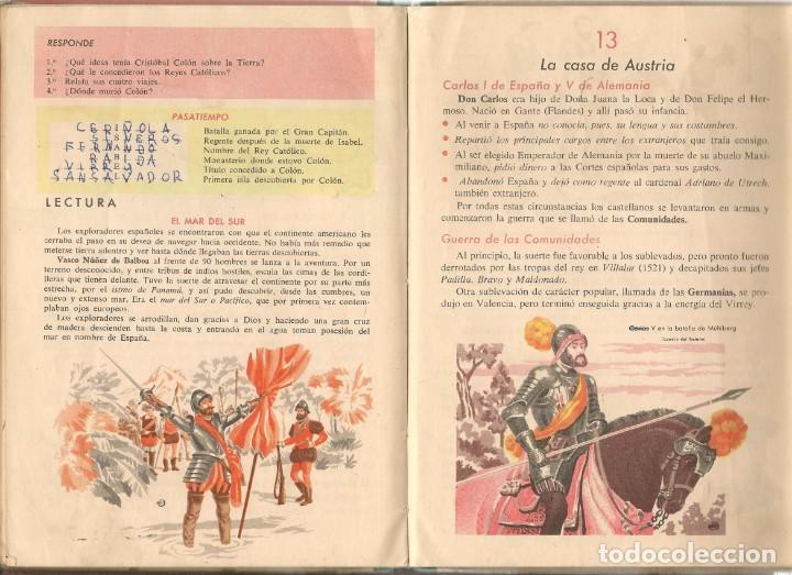 Libros de segunda mano: HISTORIA DE ESPA&Ntilde;A. GRADO ELEMENTAL EDITORIAL S. M. 1962. (B/A34.3) - Foto 3