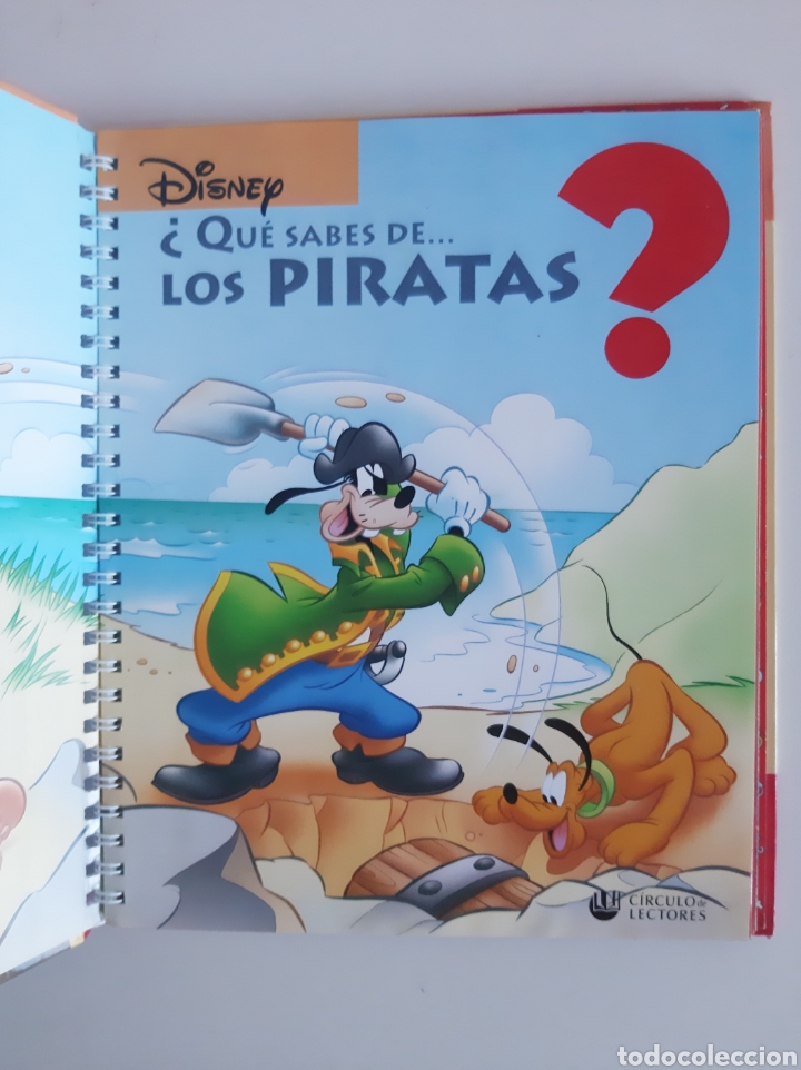 Libros de segunda mano: &iquest;QU&Eacute; SABES DE LOS PIRATAS?/ LIBRO INTERACTIVO DISNEY - Foto 2