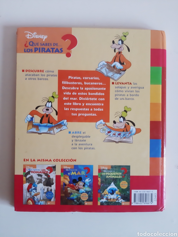 Libros de segunda mano: &iquest;QU&Eacute; SABES DE LOS PIRATAS?/ LIBRO INTERACTIVO DISNEY - Foto 5