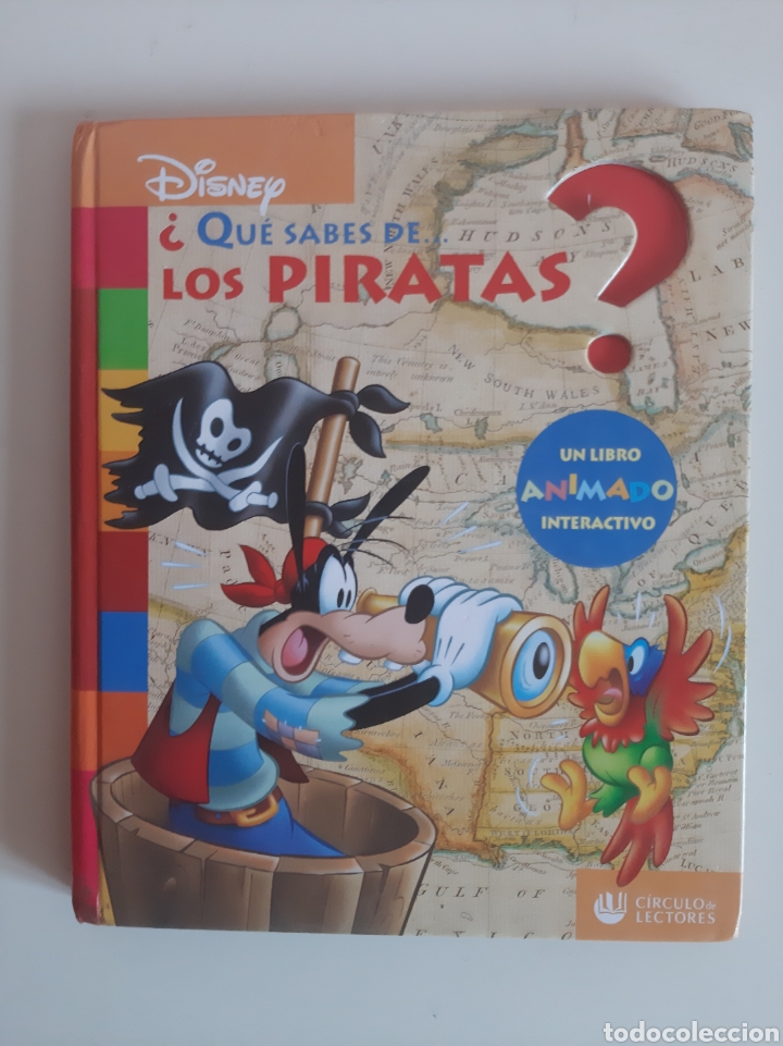 Libros de segunda mano: &iquest;QU&Eacute; SABES DE LOS PIRATAS?/ LIBRO INTERACTIVO DISNEY - Foto 1