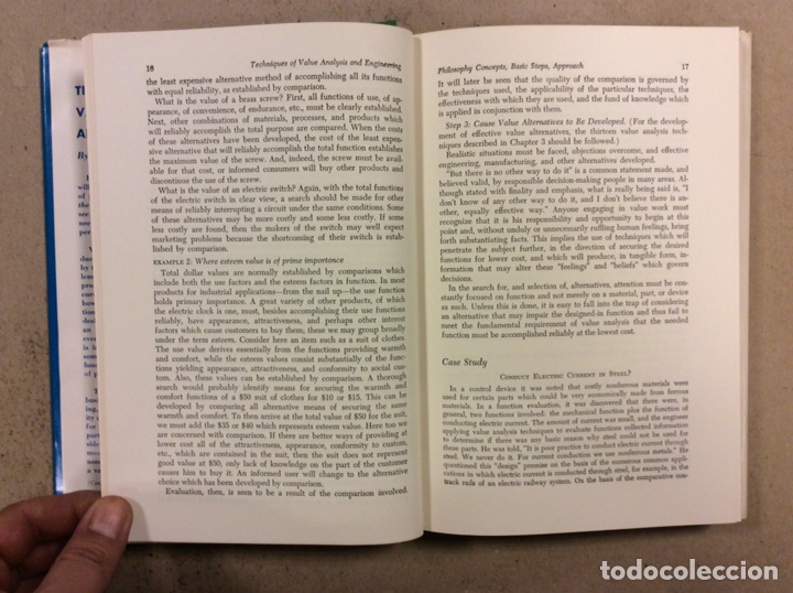 Libros de segunda mano: TECHNIQUES OF VALUE ANALYSIS AND ENGINEERING. LAWRENCE D. MILES. MCGRAWHILL 1961. EN INGL&Eacute;S - Foto 3