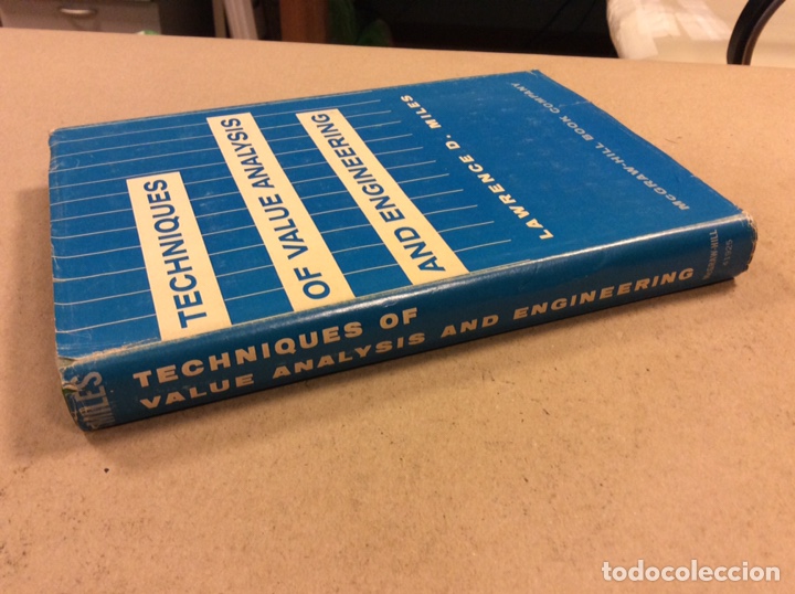 Libros de segunda mano: TECHNIQUES OF VALUE ANALYSIS AND ENGINEERING. LAWRENCE D. MILES. MCGRAWHILL 1961. EN INGL&Eacute;S - Foto 9