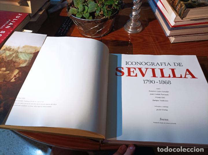 Libros de segunda mano: ICONOGRAF&Iacute;A DE SEVILLA , 1790 - 1868 . JAVIER PORT&Uacute;S . EDICIONES EL VISO . 1981. ESTAMPAS, EDIFICIOS - Foto 3