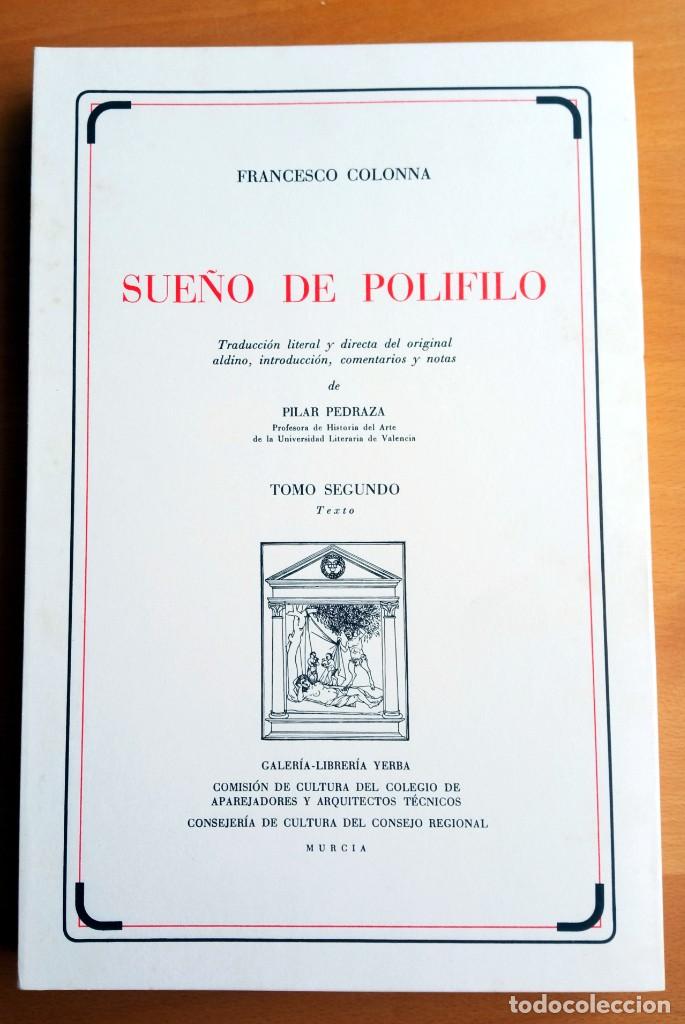 Libros de segunda mano: Sue&ntilde;o de Polifilo, de Francesco Colonna. - Foto 2