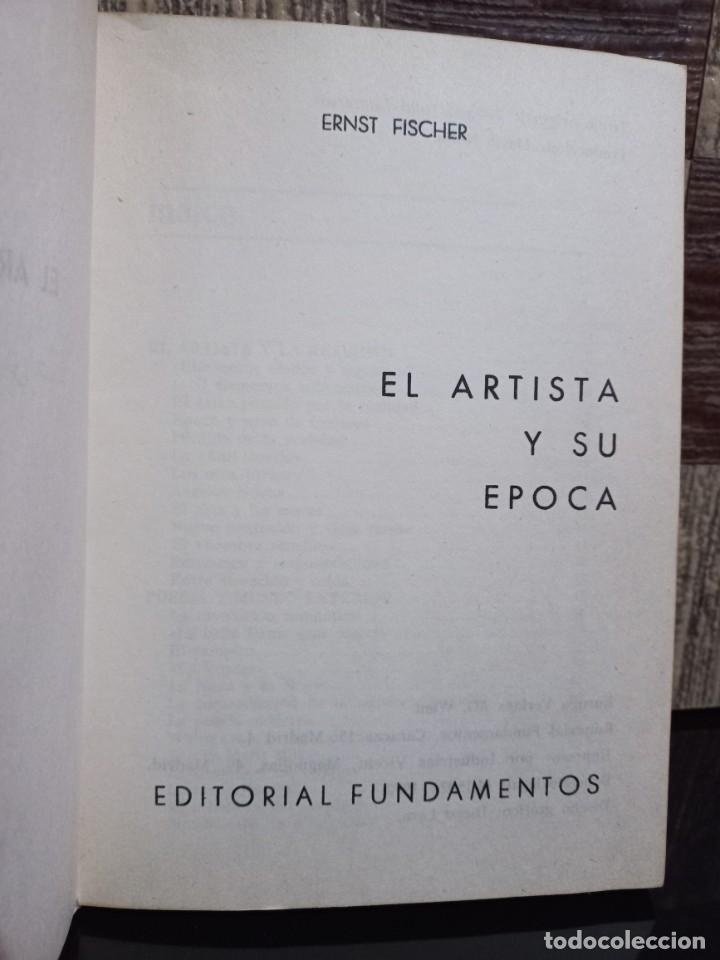 Libros de segunda mano: Ernst Fischer - El Artista y su &Eacute;poca - 1972 - Foto 3