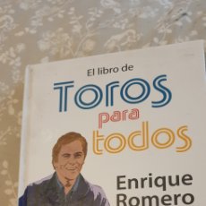 Libros de segunda mano: TOROS PARA TODOS LIBRO MÁS CD DE ENRIQUE ROMERO. Lote 358661850