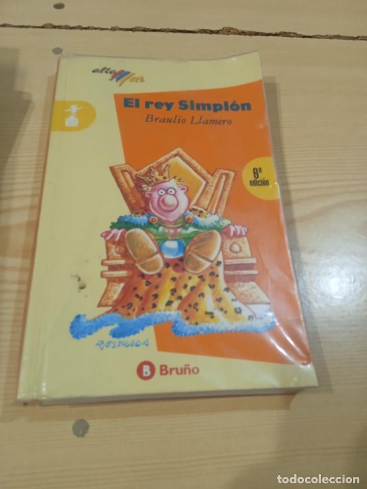 Libros de segunda mano: M-30 LIBRO EL REY SIMPLON BRAULIO LLAMERO BRU&Ntilde;O - Foto 1