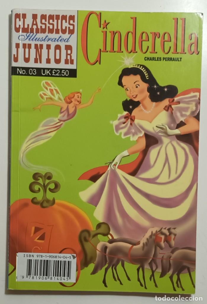 Libros de segunda mano: CINDERELLA - CHARLES PERRAULT - CLASSICS ILUSTRATED JUNIOR - 1971 * EN INGLES - Foto 1