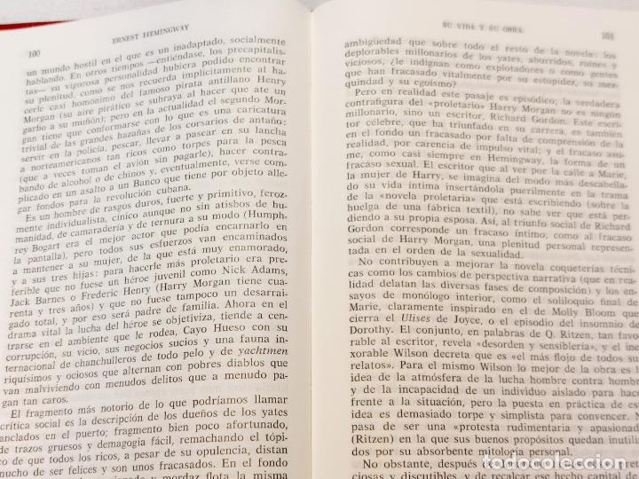 Libros de segunda mano: OBRAS SELECTAS DE E. HEMINGWAY ED. PLANETA. PRIMERA EDICION 1969 - Foto 3