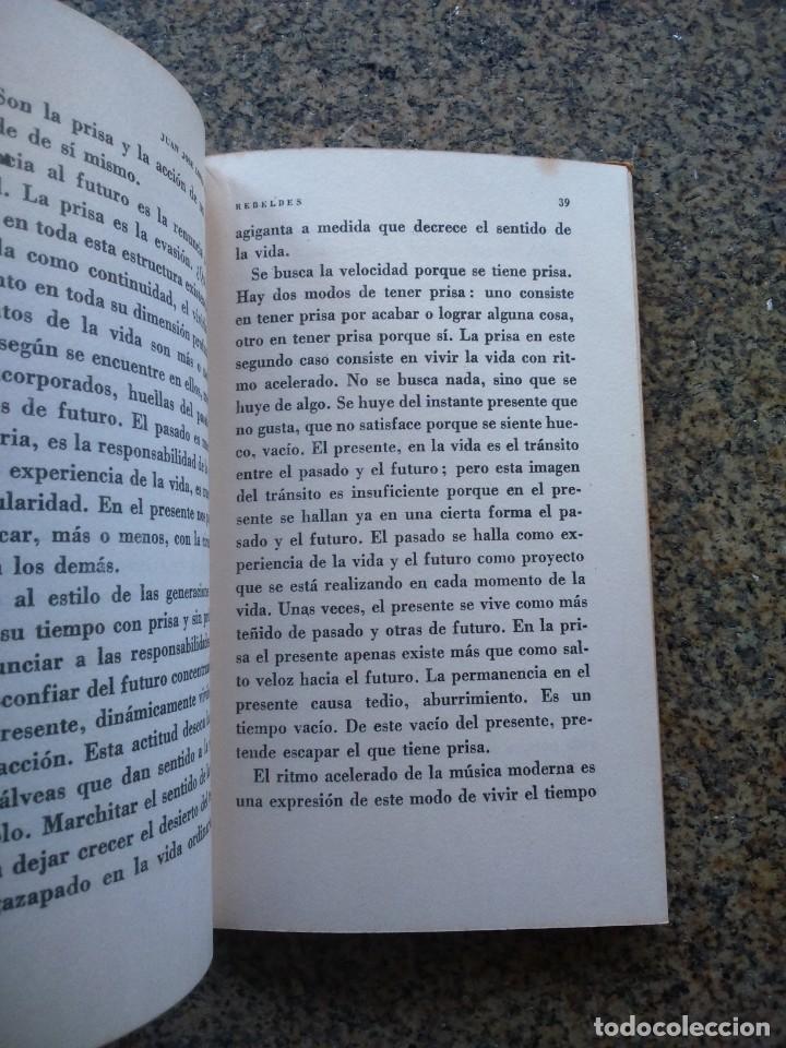 Libros de segunda mano: REBELDES -- JUAN JOSE LOPEZ IBOR -- RIALP 1966 -- - Foto 2