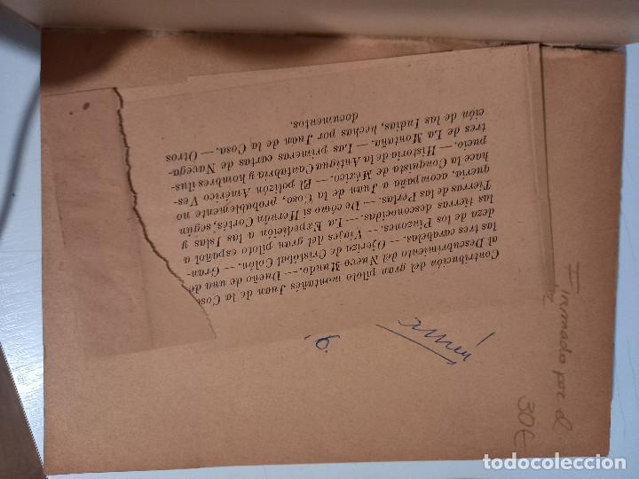 Libros de segunda mano: Juan de la Cosa , Alfonso Camin, 1945,libro intonso - Foto 5