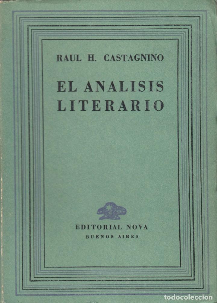 Libros de segunda mano: EL AN&Aacute;LISIS LITERARIO - CASTAGNINO - ACC - Foto 1