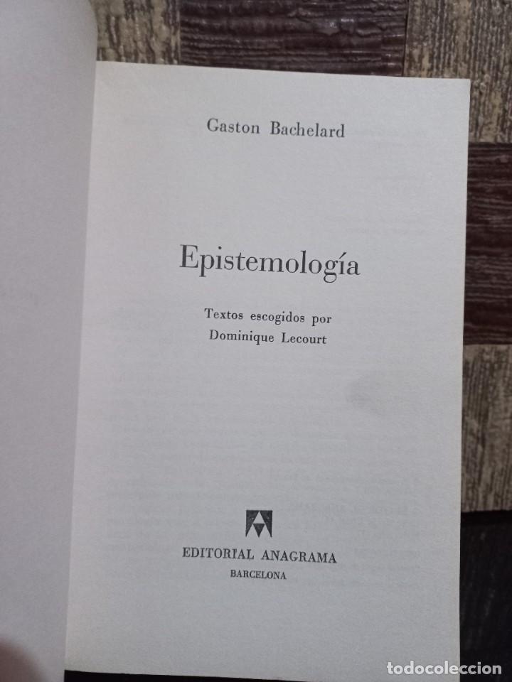 Libros de segunda mano: Gast&oacute;n Bachelard - Epistemolog&iacute;a - 1971 - Foto 2
