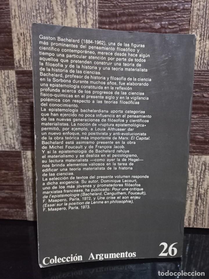 Libros de segunda mano: Gast&oacute;n Bachelard - Epistemolog&iacute;a - 1971 - Foto 3