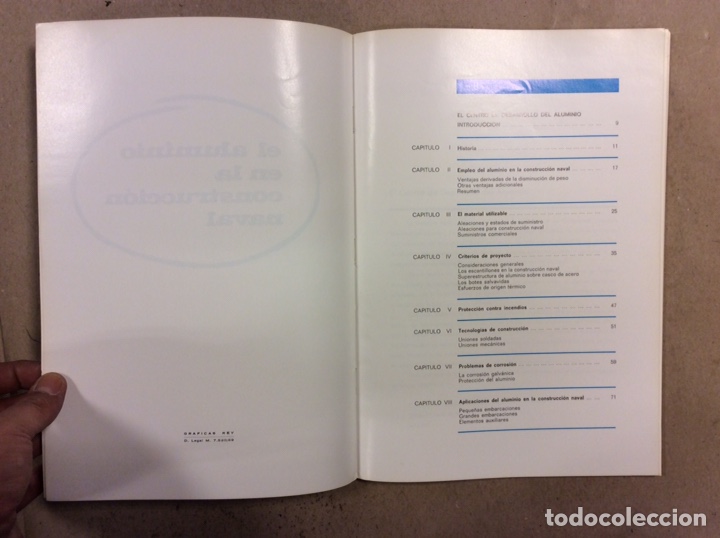 Libros de segunda mano: EL ALUMINIO EN LA CONSTRUCCI&Oacute;N NAVAL. CEDAL CENTRO DE DESARROLLO DEL ALUMINIO - Foto 3
