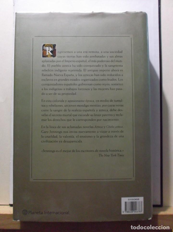 Libros de segunda mano: SANGRE AZTECA - GARY JENNINGS - 2003 - Foto 2