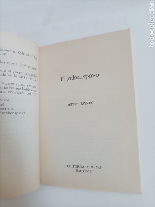 Libros de segunda mano: Escalofrios. FRANKESPAVO / BETSY HAYNES - Foto 3