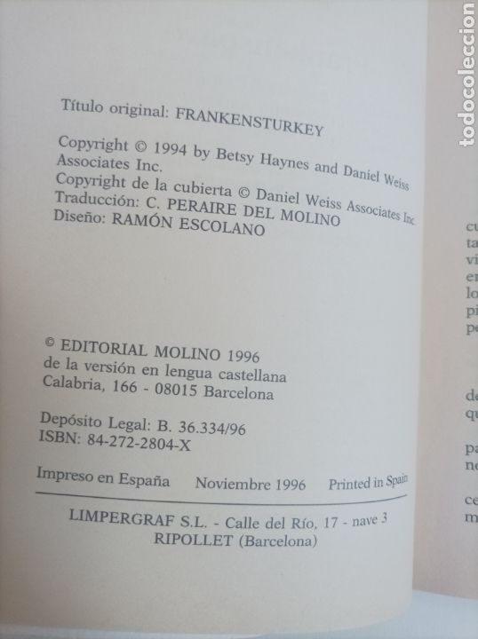 Libros de segunda mano: Escalofrios. FRANKESPAVO / BETSY HAYNES - Foto 4