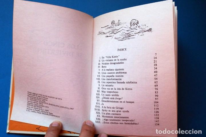 Libros de segunda mano: LIBRO JUVENIL: LOS CINCO SE DIVIERTEN. N&ordm; 33. A&Ntilde;O 1979 - Foto 2