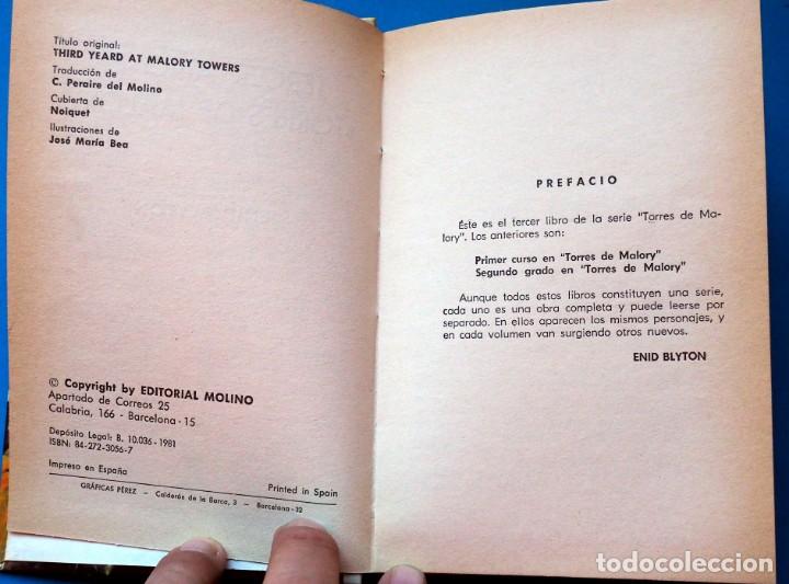 Libros de segunda mano: LIBRO JUVENIL: TERCER A&Ntilde;O EN TORRES DE MALORY . A&Ntilde;O 1981 - Foto 2