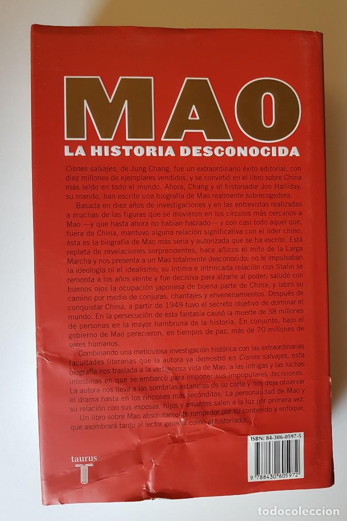 Libros de segunda mano: MAO La historia desconocida ( edit Taurus) - Foto 2