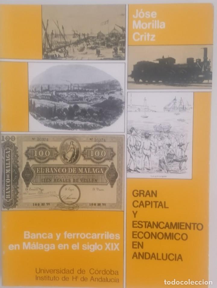 Libros de segunda mano: GRAN CAPITAL Y ESTANCAMIENTO ECON&Oacute;MICO EN ANDALUCIA. Jos&eacute; Morilla Critz