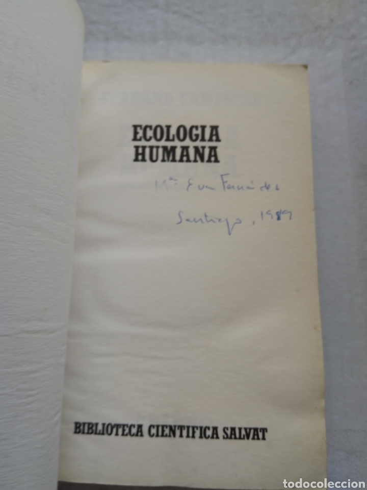 Libros de segunda mano: ECOLOG&Iacute;A HUMANA - Foto 2