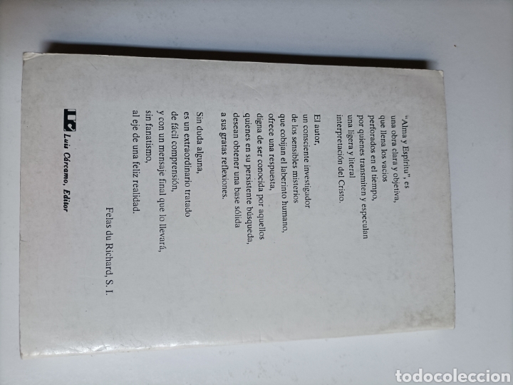 Libros de segunda mano: Alma y esp&iacute;ritu.Felas su Richard - Foto 5
