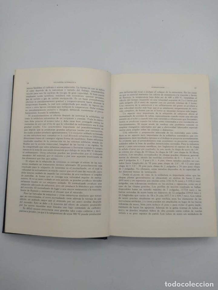 Libros de segunda mano: SOLDADURA AUTOMATICA. ROLT HAMMOND. ED. URMO. 1&ordf; EDICION. 1976. - Foto 3