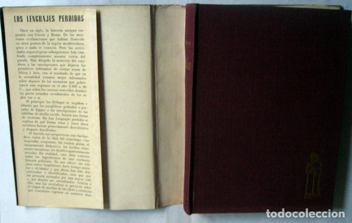 Libros de segunda mano: LOS LENGUAJES PERDIDOS - P. E. CLEATOR - EDITORIAL AYMA. 1963 - PRIMERA EDICION - Foto 3