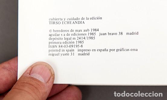 Libros de segunda mano: MAX AUB : CONVERSACIONES CON BU&Ntilde;UEL - PRIMERA EDICI&Oacute;N - 1985 - Foto 5