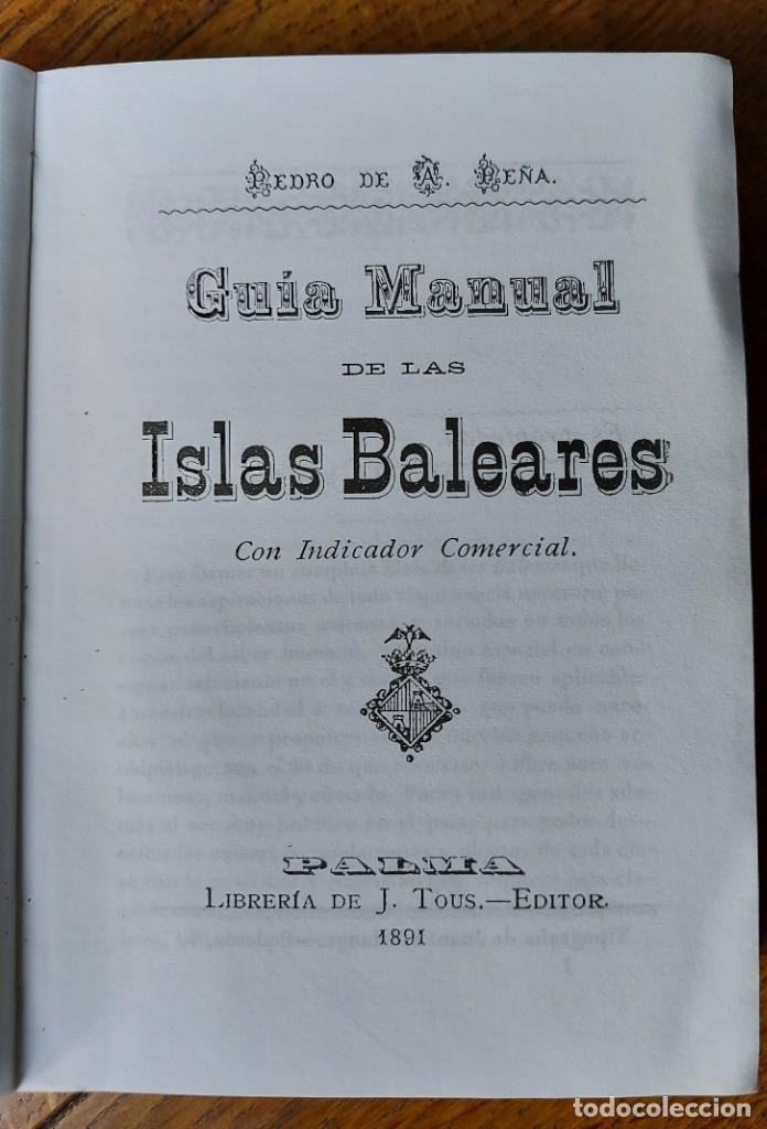 Libros de segunda mano: Guia de las Balears. Pedro de A. Pe&ntilde;a. Edicions Cort 2001 - Foto 2