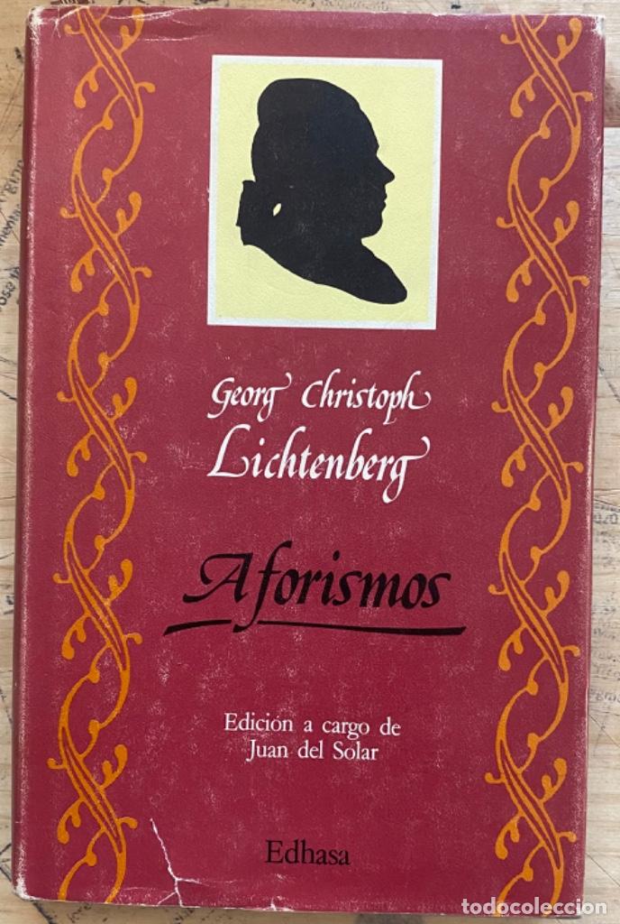 Libros de segunda mano: Georg Cristoph Lichtenberg. Aforismos - Foto 1
