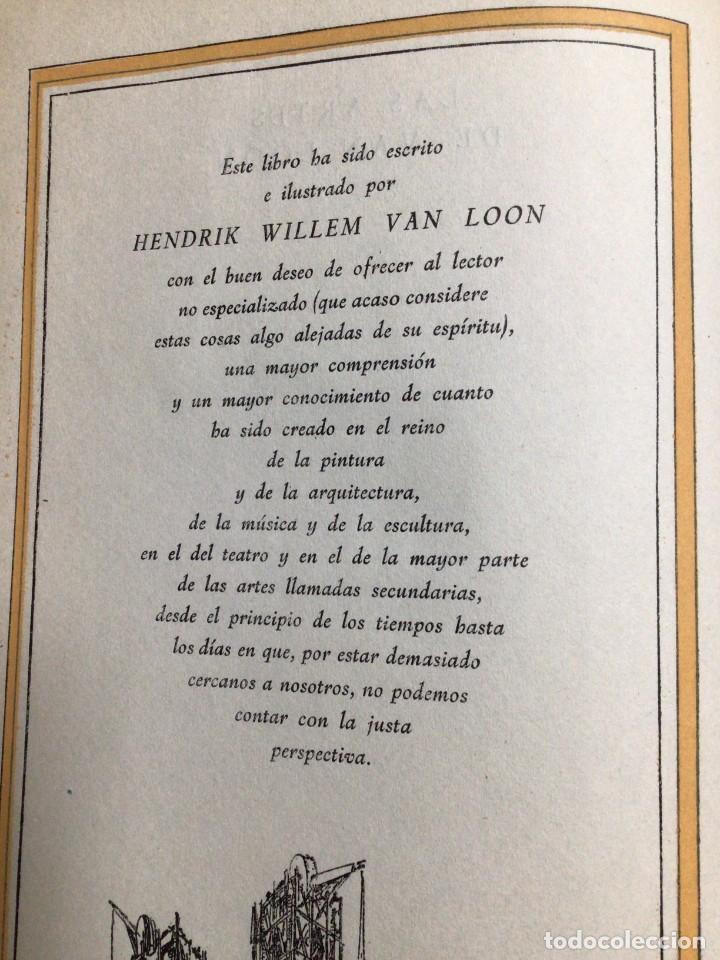 Libros de segunda mano: LAS ARTES - HENDRIK W. VAN LOON - 2&ordf; ED. 1944 - Foto 3